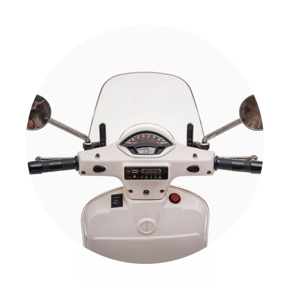 Chipolino Motor na akumulator Vespa GTS Super White ELMVE0252WH  slika 7
