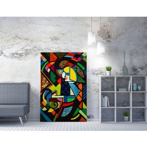 WY321 (50 x 70) Multicolor Decorative Canvas Painting