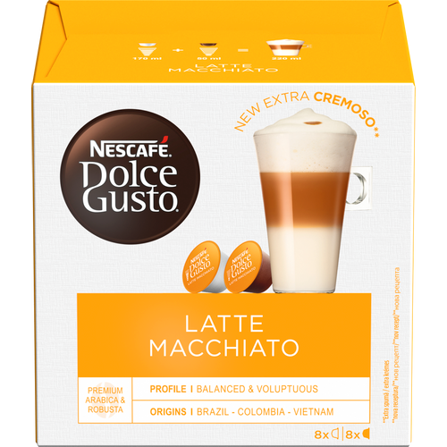 Nescafe Dolce gusto kafa u kapsulama Latte machiatto 16 kom slika 1