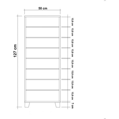 Filinta 766 - White White Shoe Cabinet slika 6