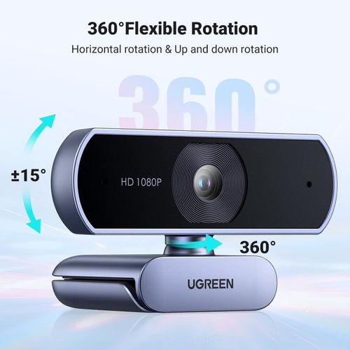 Ugreen Full-HD web kamera s dvostrukim mikrofonom, 1080P 30fps slika 8