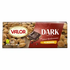 Valor čokolada Dark badem 250 g