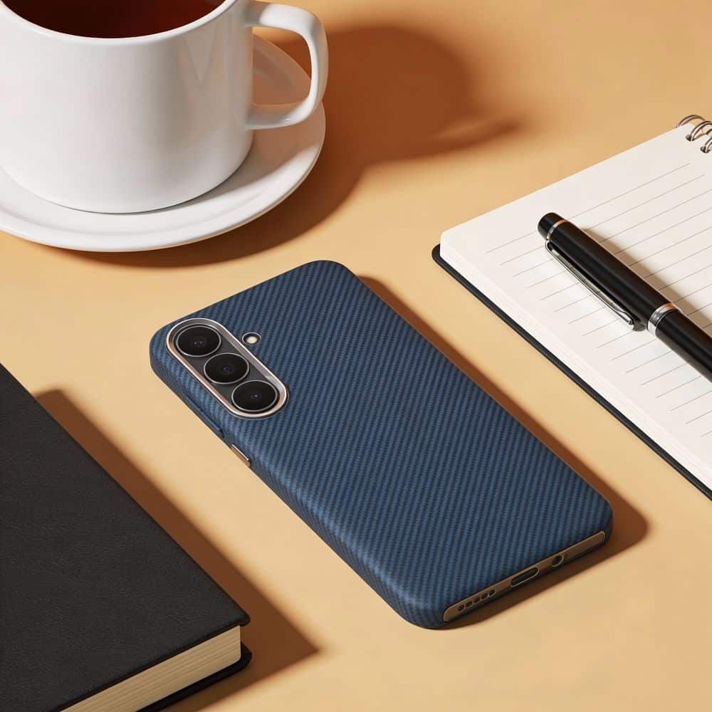KEVLAR futrola kompatibilna s MagSafe-om za SAMSUNG GALAXY A57 plava slika 4