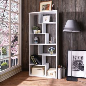 Serra White Bookshelf