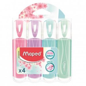 Tekstmarker Maped pastel 4/1 etui