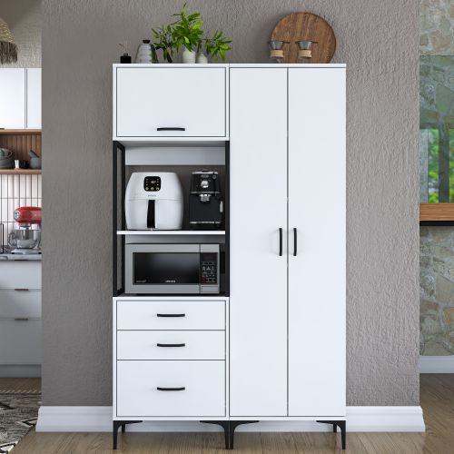 JE142 - 3106 White Multi Purpose Cabinet slika 2