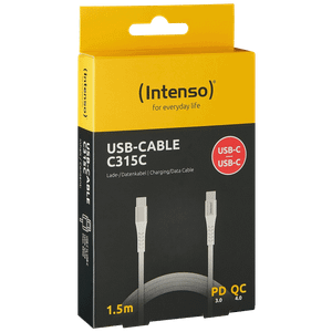 Intenso USB kabl za smartphone, USB type C, 1.5 met. - USB-Cable C315C