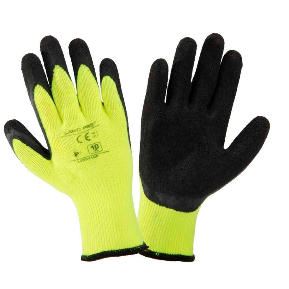 ZIMSKE LATEX SIGURNOSNE RUKAVICE BLISTER 9(L)  L250509K slika 1