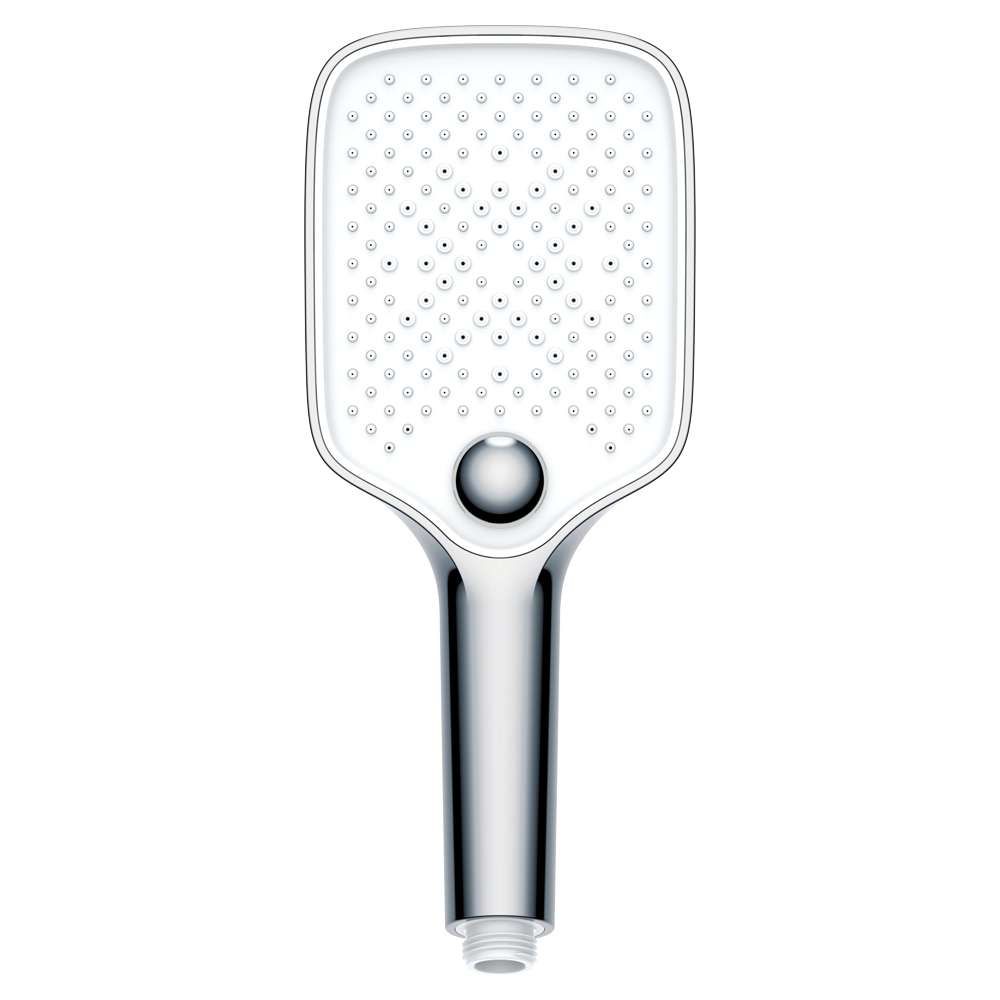 Inter Ceramic tuš ručica, 3 funkcije 10cm abs kromirana/bijela slika 2