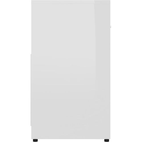 Kupaonski ormarić visoki sjaj bijeli 60 x 33 x 61 cm od iverice slika 8