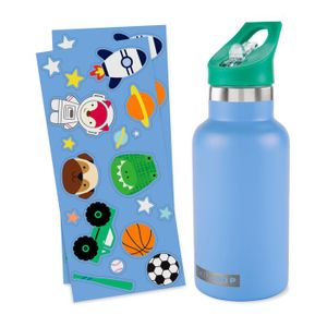 Skip Hop Dječija termosica sa stikerima 380ml, Plava