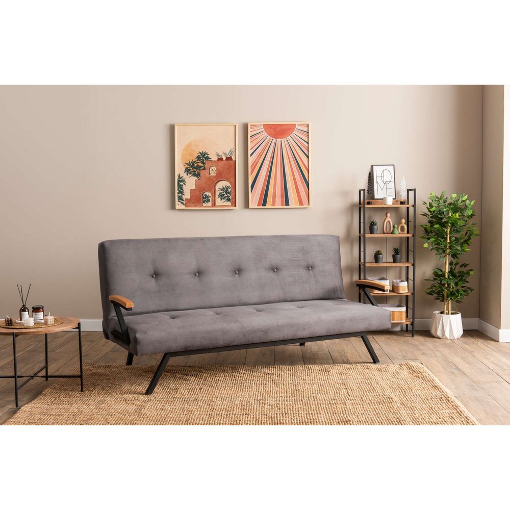 Sofa na razvlačenje Zven - Siva boja slika 1