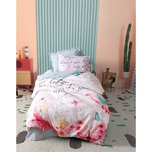 Wings - Mint v2 Mint Ranforce Young Quilt Cover Set