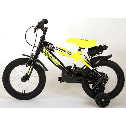 Dječji bicikl Volare Sportivo 14" s dvije ručne kočnice neon žuti slika 13