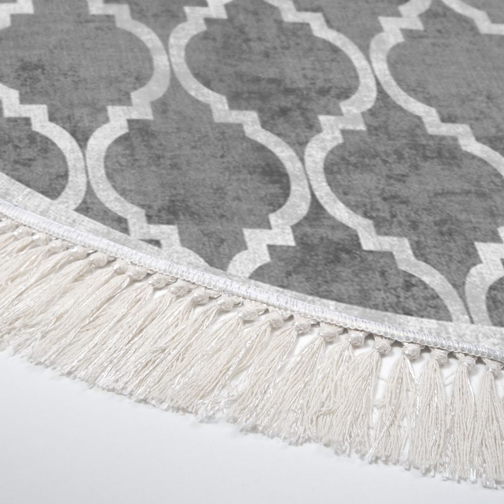 Sivi Tepih za Hodnik ALN400601GR17 (100 x 100 cm) slika 3