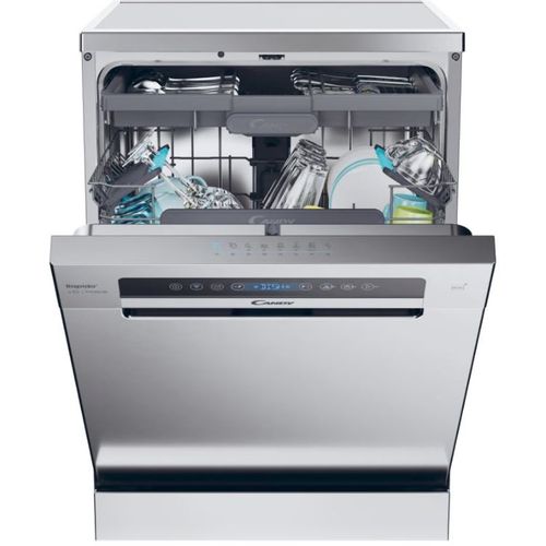 Candy CF 5C7F1X Mašina za pranje sudova, 15 kompleta, Inox, Inverter, Širina 59.7 cm slika 2