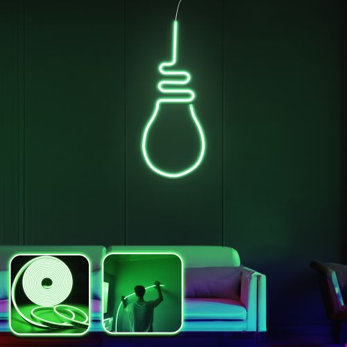 Opviq Dekorativna zidna led rasvjeta Bulb Light - Medium - Green slika 1