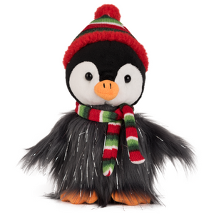 AMEK Plišana igračka Pingvin sa Božićnim šalom 17cm
