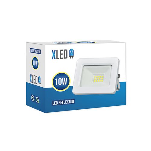 XLED 10W LED reflektor 6500K,800Lm,AC220-240V,Beli slika 1