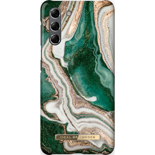 iDeal of Sweden Maskica - Samsung Galaxy S21 - Golden Jade Marble slika 1