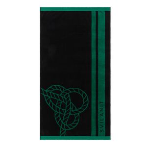 Ručnik za plažu Svilanit Rope Green, 80 x 160 cm