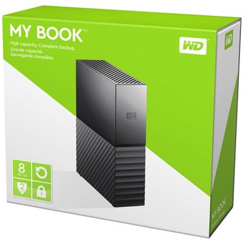 WD My Book 8TB USB3.0 HDD WDBBGB0080HBK-EESN slika 1