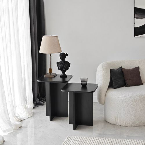 Blues - Black Black Side Table Set slika 1