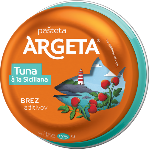 Argeta Tuna Siciliana pašteta 95g slika 1