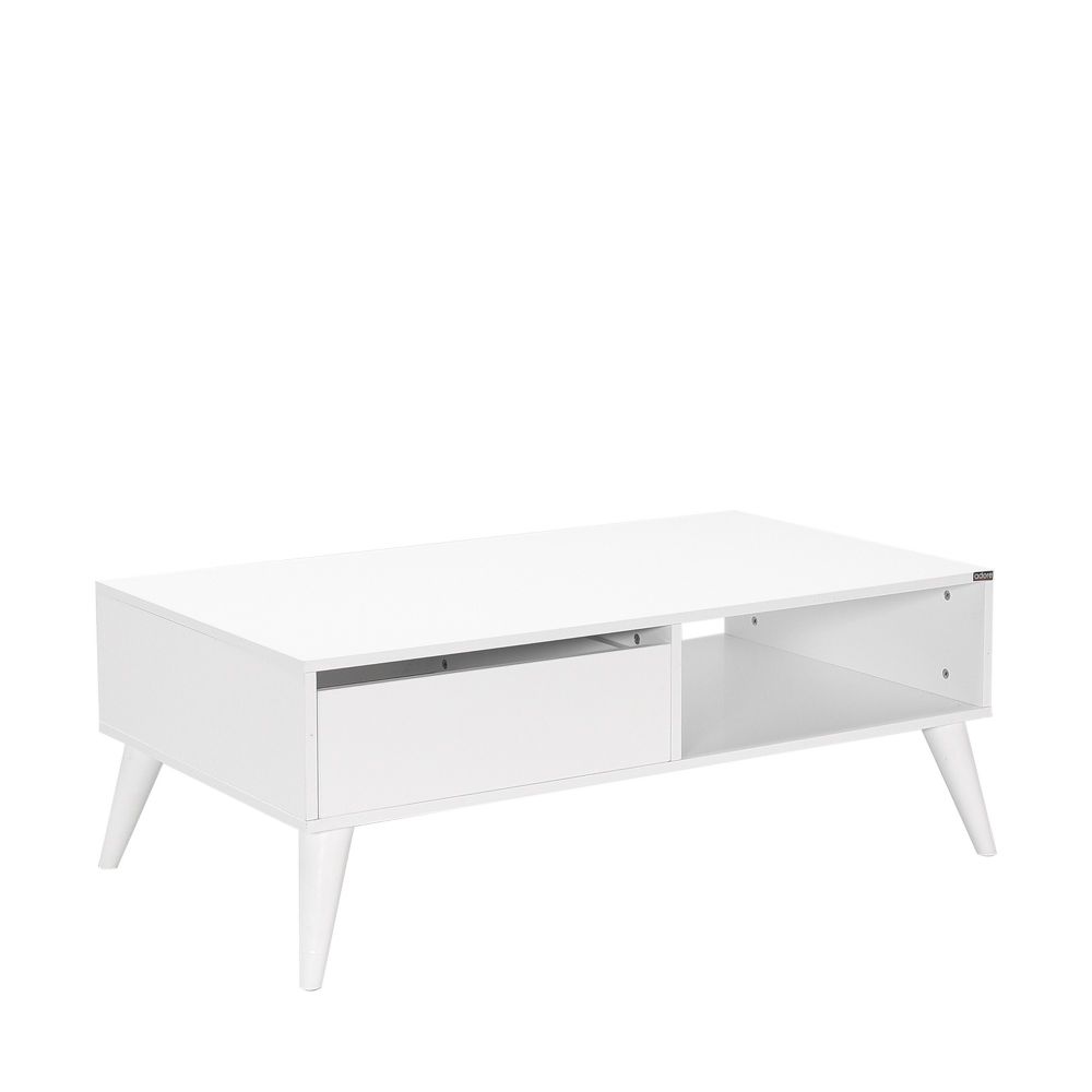 Bijeli Dijamantski Stolić za Kafu SHP-655-DD-1 slika 2