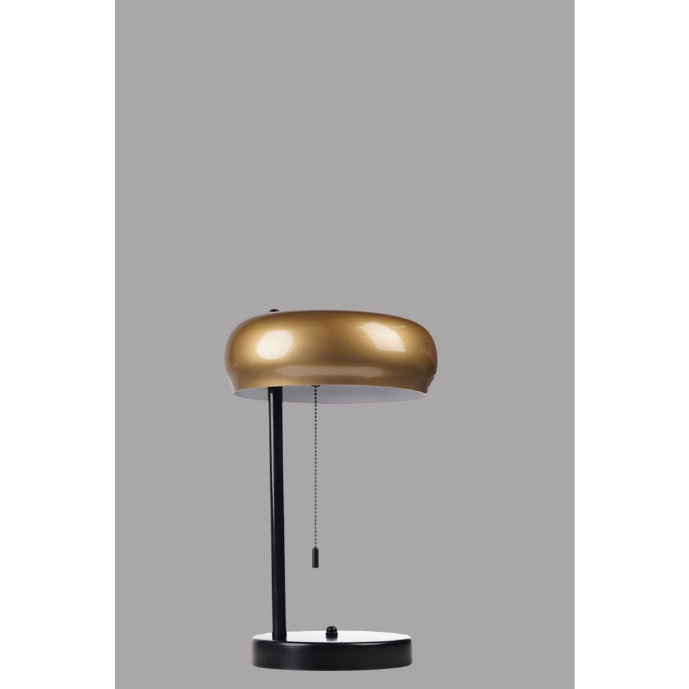 Opviq Stolna lampa 552, zlatna, crna slika 3
