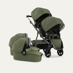 REDSBABY NUVO Twin dječja kolica 2u1 Gun Metal, Ivy B