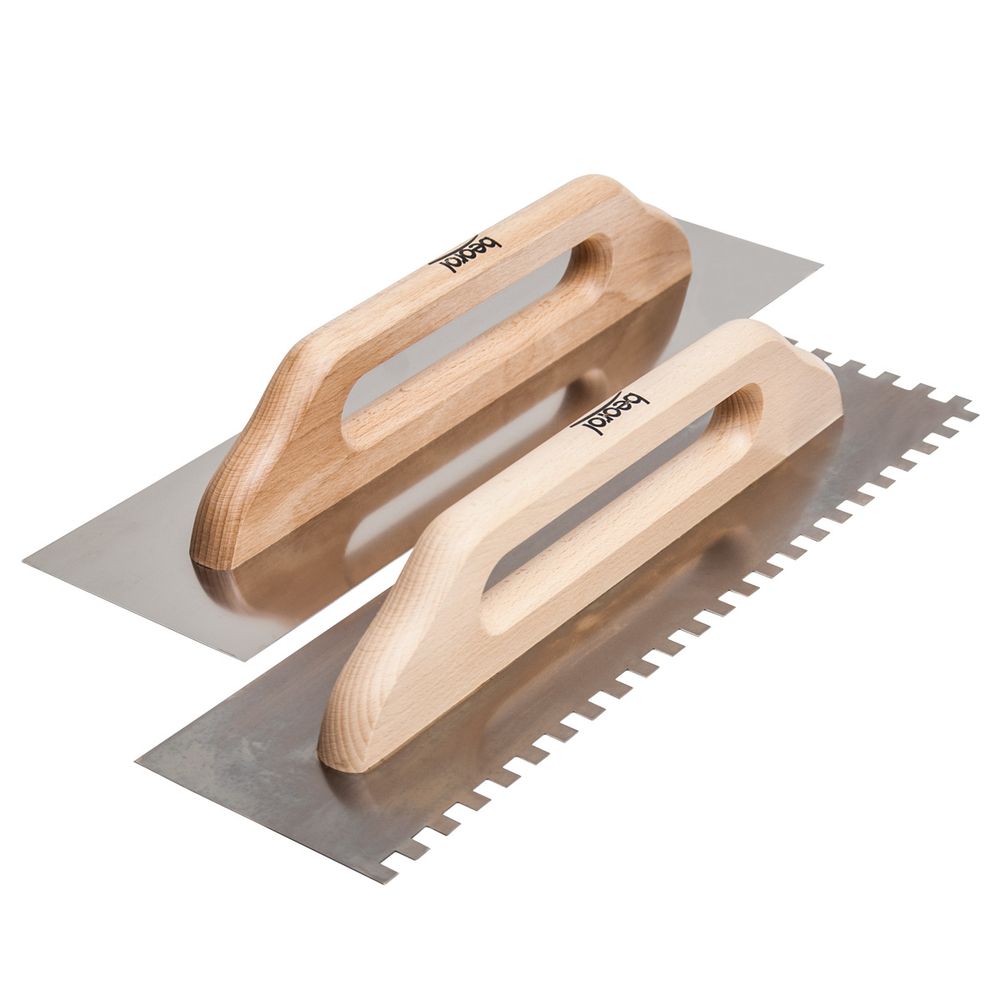 Beorol Gleterica Inox, drvena drška, 480x130mm slika 5