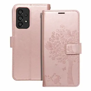 Forcell MEZZO Book case za SAMSUNG GALAXY A53 5G tree rose gold