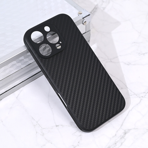 Torbica Carbon fiber za iPhone 16 Pro 6.3 crna slika 1