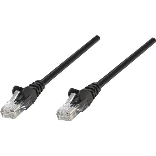 Intellinet prespojni kabl, Cat6 certified, U/UTP, 0.5m,crni slika 1