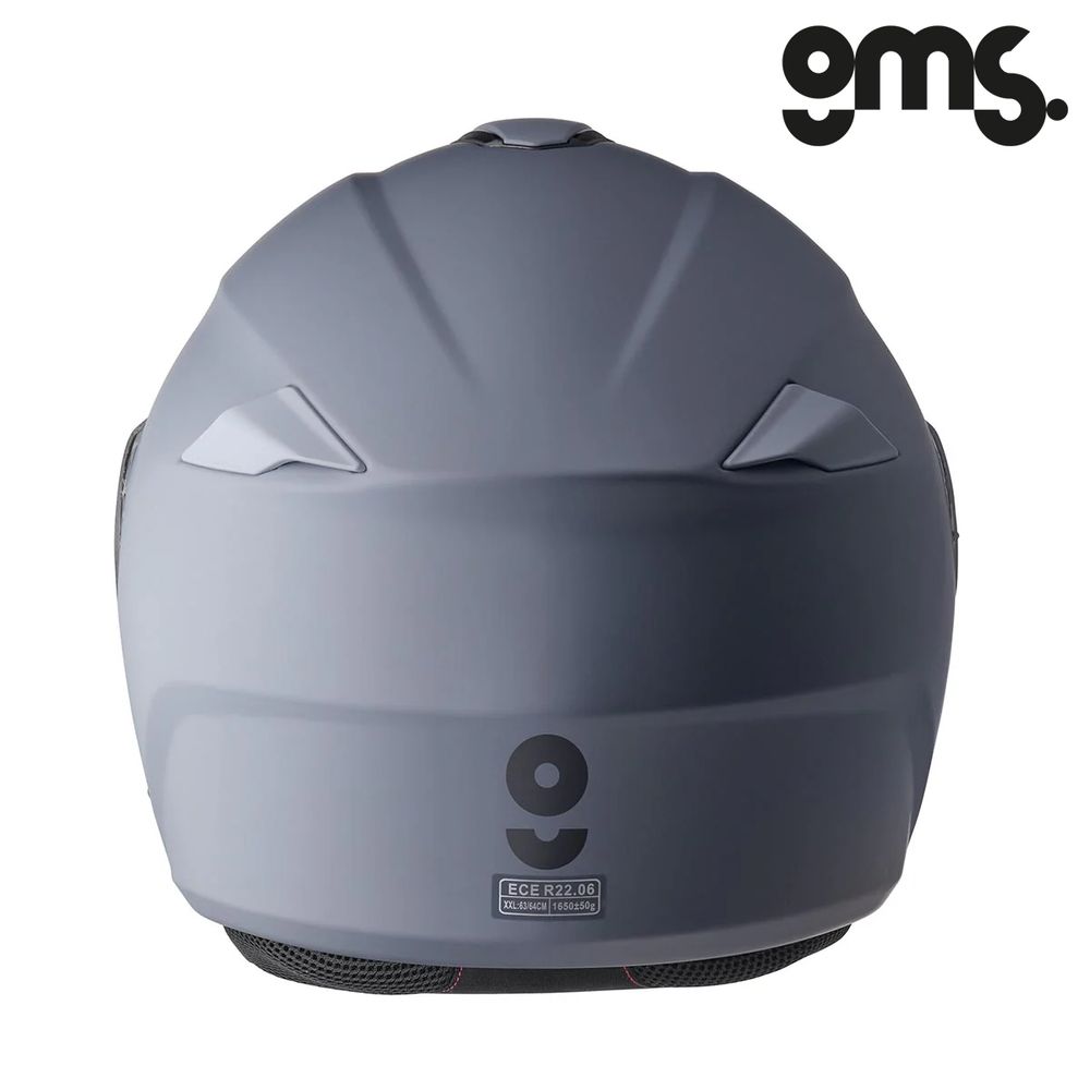 Modularna - flip up kaciga za motor GMS Aperio - Mat siva vel.2XL slika 3