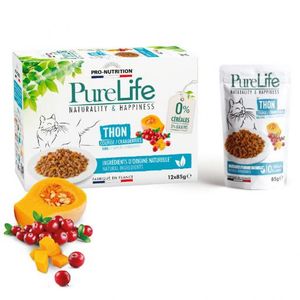 Pro Nutrition Pure Life Cat Fileti sa Tunom 12x85 g