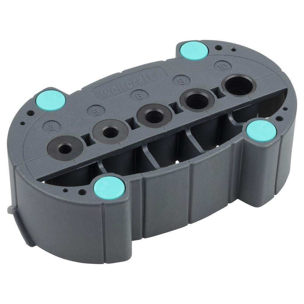 Wolfcraft Šablon Za Bušenje Accumobil fi 4, 5, 6, 8, 10 mm - 4685000 slika 1