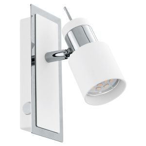 Eglo Davida reflektor/1, led, gu10, 1x5w, 400lm,  krom/bijela, 