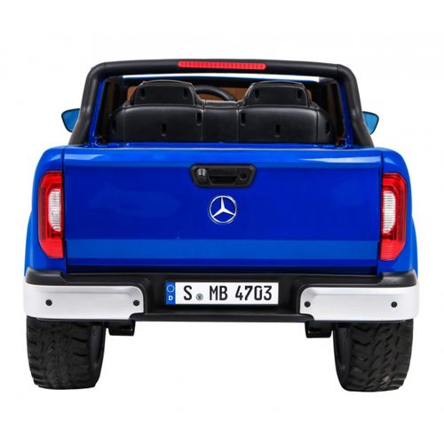 Licencirani auto na akumulator Mercedes Benz X-Class MP4 - dvosjed - plavi/lakirani slika 6