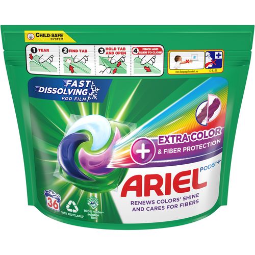 Ariel PODS+, kapsule s tekućim deterdžentom za pranje rublja, 36 pranja slika 1