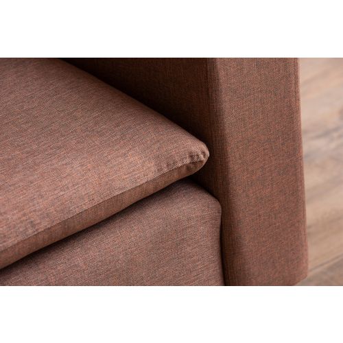 Atelier Del Sofa Kutna garnitura, Svijetlo smeđa, Lungo Mini - Light Brown slika 4