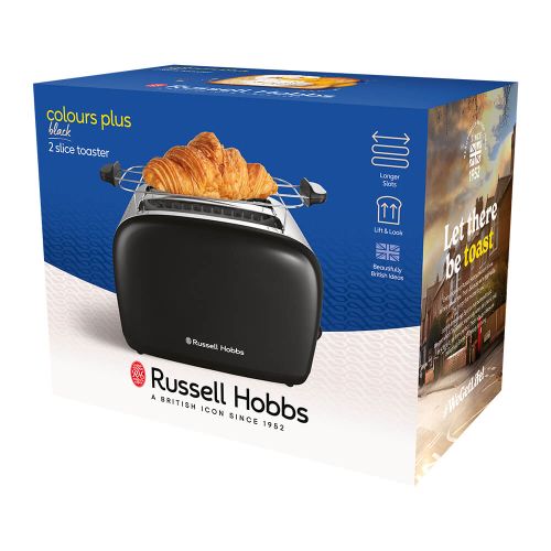 Russell Hobbs TOASTER Colours Plus 2S Toaster Black  26550-56 slika 7