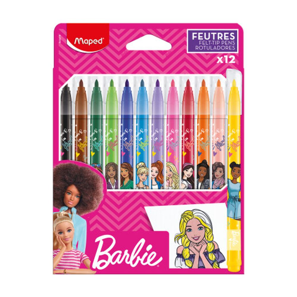 Maped Flomasteri Barbie 12/1 slika 1