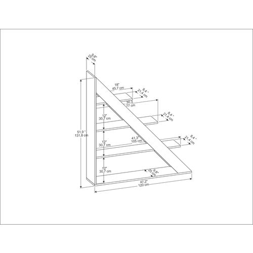 Pisagor - Black, Oak Black
Oak Bookshelf slika 6