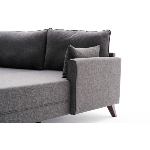 Atelier Del Sofa Kutna garnitura, Antracit, Bella Corner Sofa Right - Anthracite slika 6