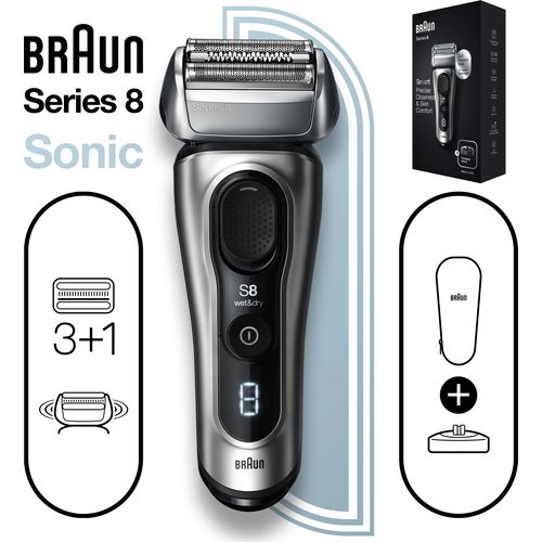 Braun brijaći aparat 8417s  srebrni slika 2