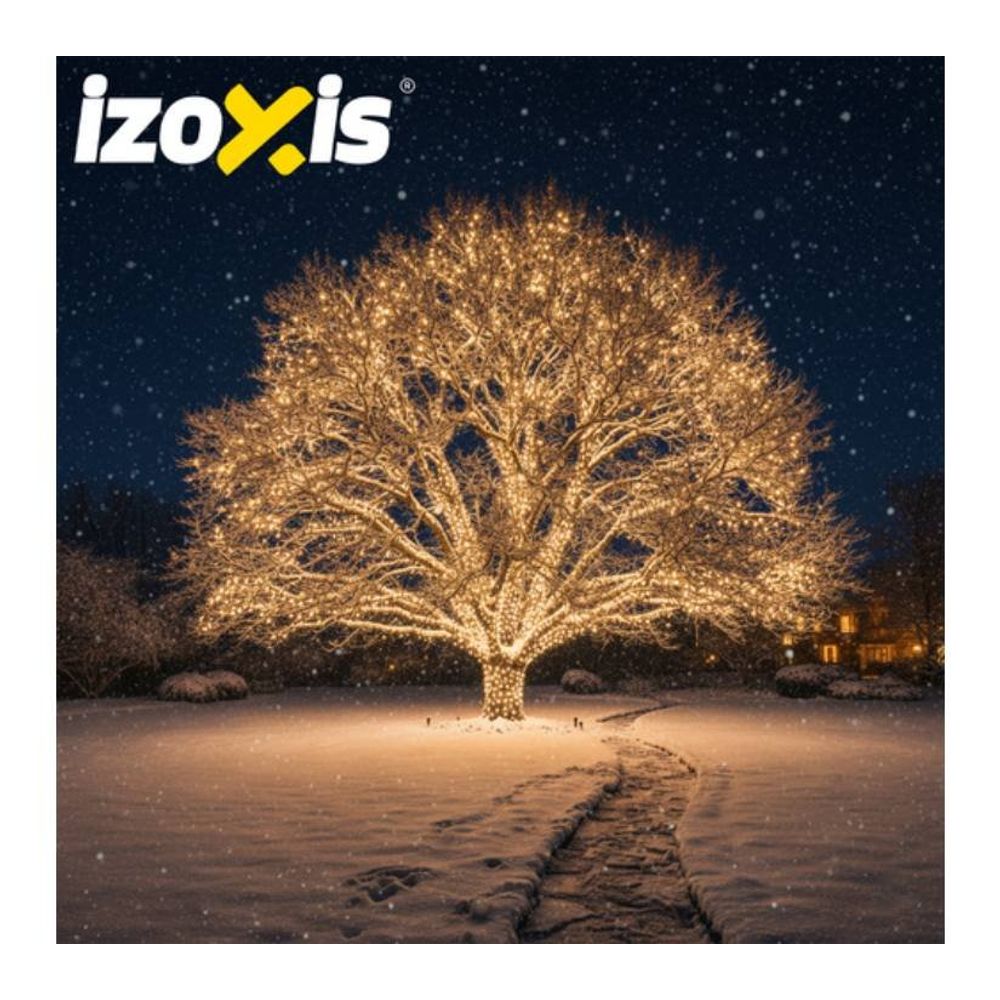 Izoxis 500 LED vanjska božićna svjetla – 35 m bijela slika 3