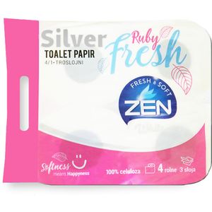 Zen toalet papir 4/1 SIlver Fresh 3 sloja  