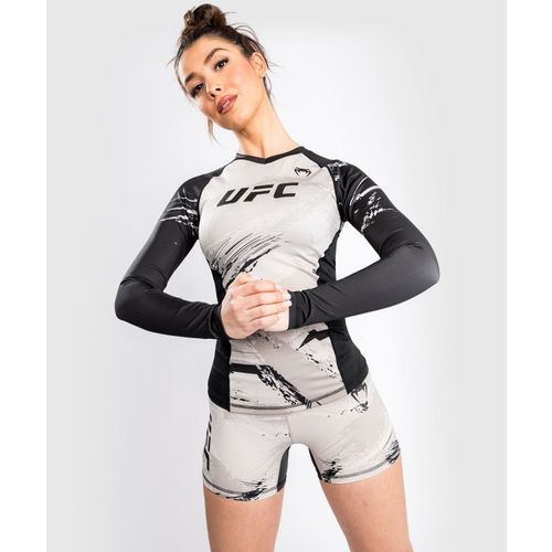 Venum UFC Authentic Fight Week 2.0 Ženski Rashguard DR Sivo/Crni M slika 1